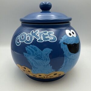 Cookie’s Monsterland Sesame Place Cookie Jar Cookie Monster 2015 Rare